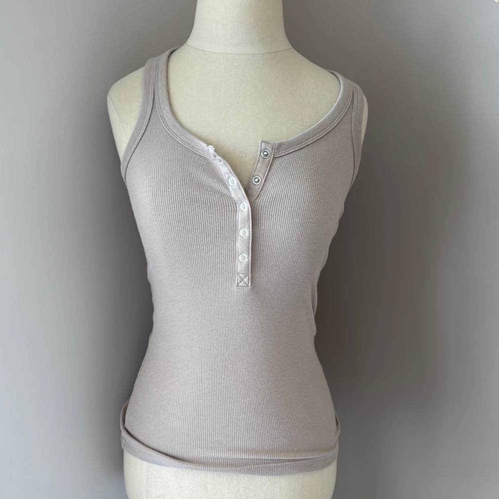 Women's Beige Tank Top